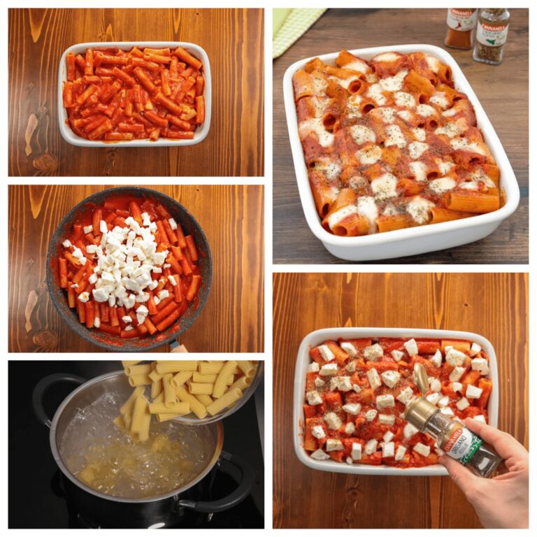 Pasta al forno alla pizzaiola