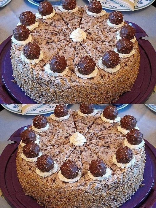La torta più buona dell’universo: la torta Ferrero Rocher con 3 ingredienti!