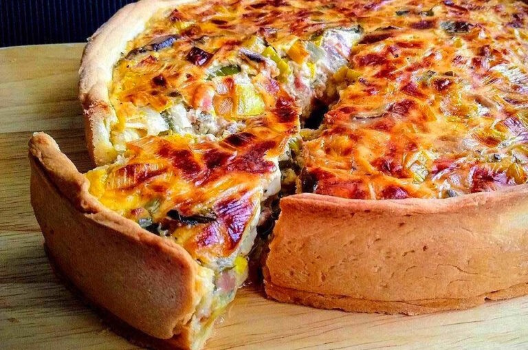 Quiche ai funghi con pancetta, wooahhh è deliziosa!!