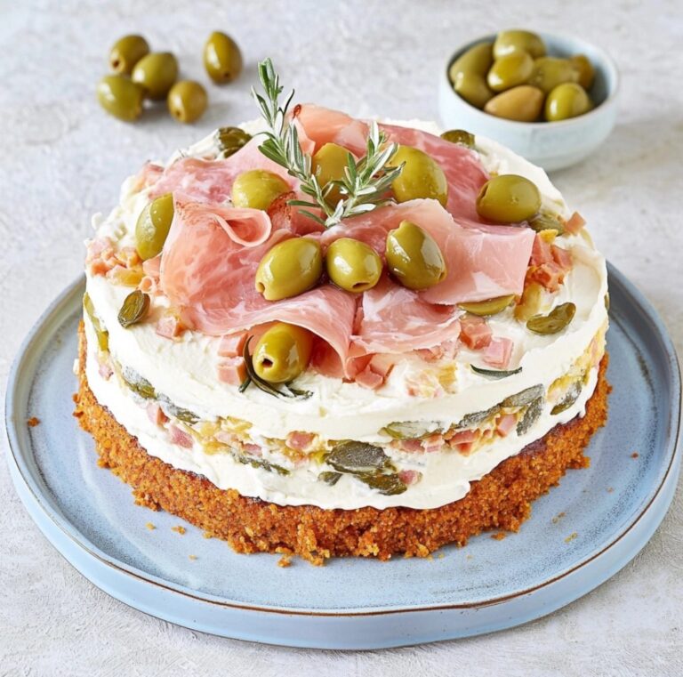 Se desideri stupire i tuoi ospiti con un antipasto delizioso e originale, questa cheesecake salata è la scelta perfetta!
