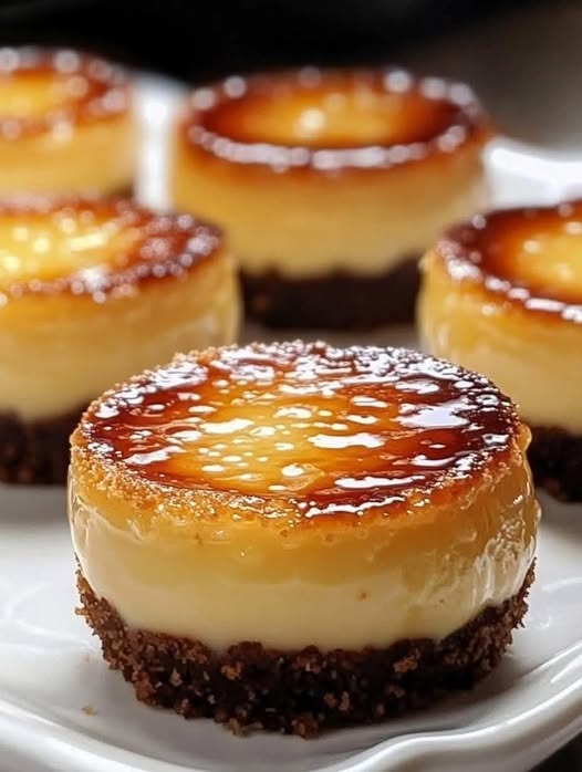 Mini cheesecake alla crema bruciata