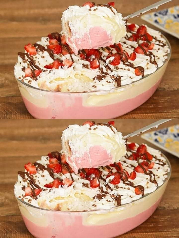 Dessert al mascarpone Erdbeer