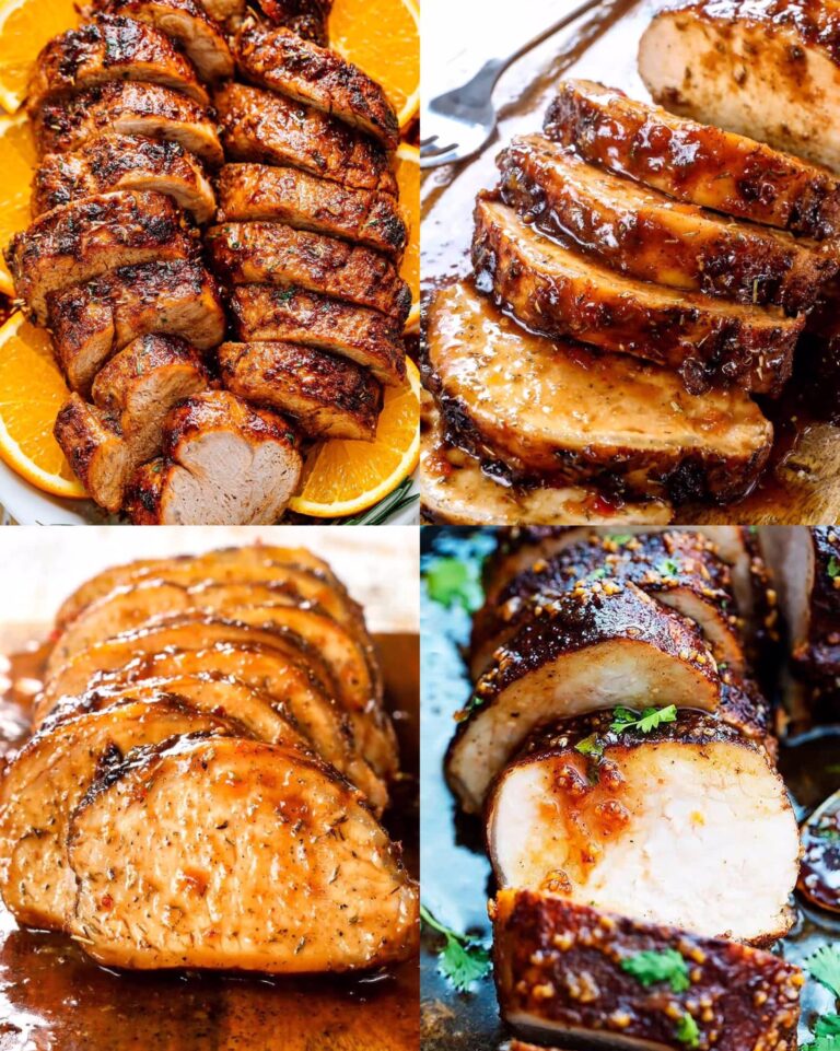 la migliore lomba di maiale arrosto in friggitrice