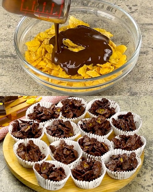 Torte di cornflakes al cioccolato: i bocconcini semplici che piaceranno a tutta la famiglia