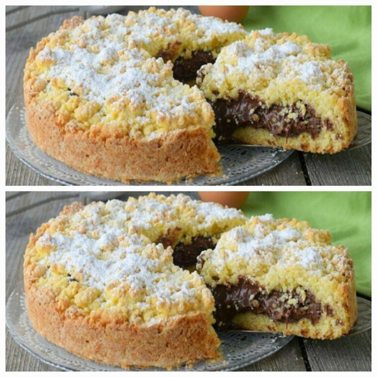 Cheesecake sbriciolata alla Nutella