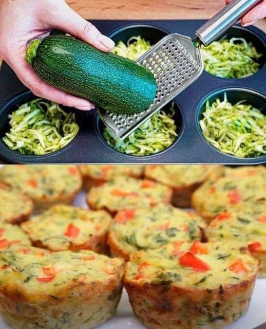 Muffin di zucchine chetogeniche