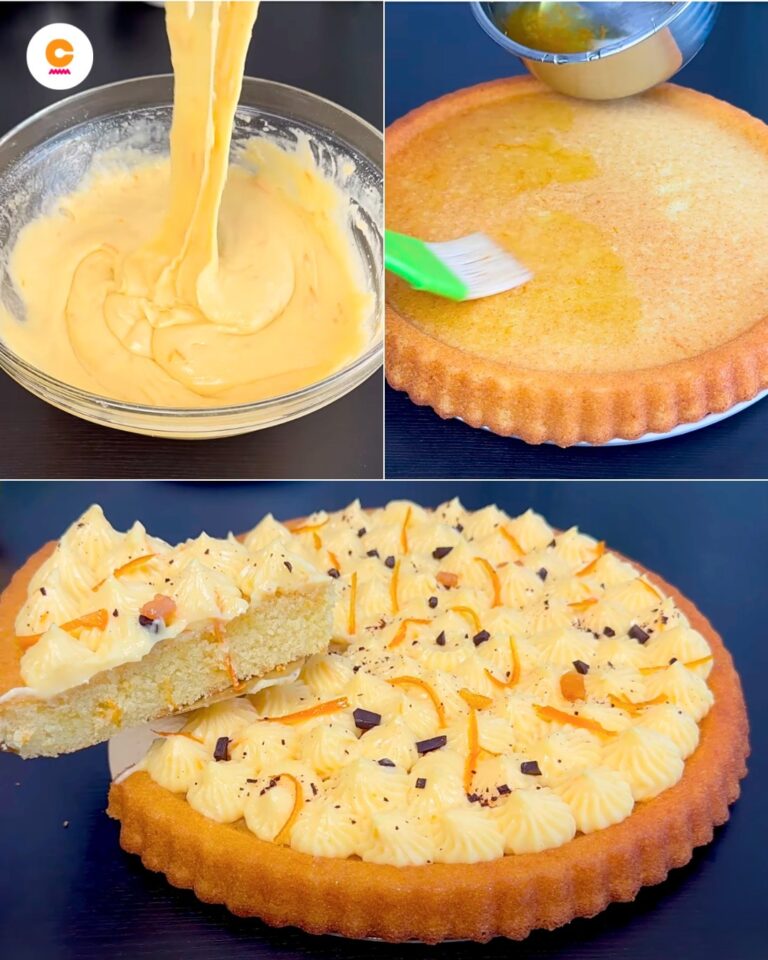 Crostata rovesciata all’arancia