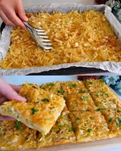 Sformato di patate e porri al formaggio