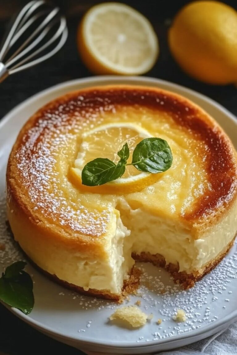 Torta al limone fondente
