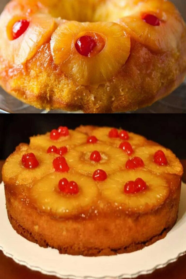 Torta rovesciata all’ananas: dolcezza confortante senza zucchero