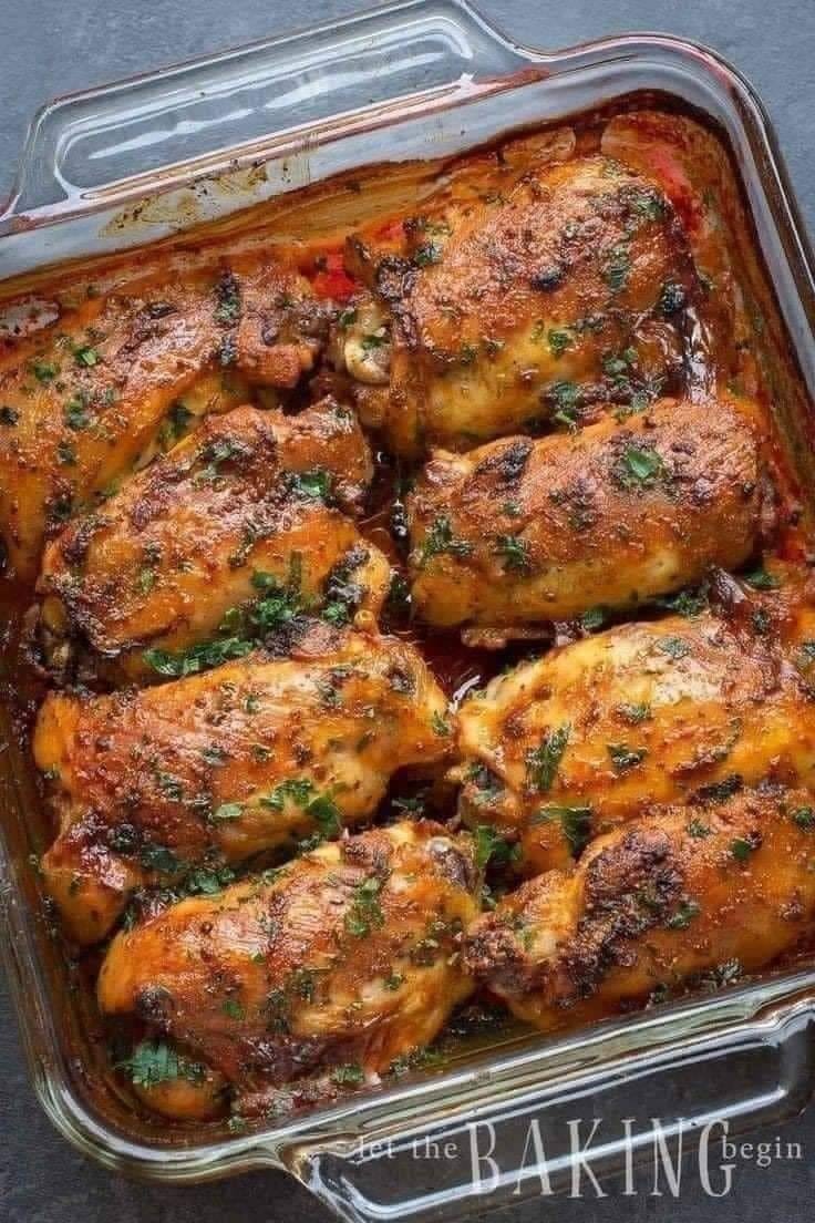 Cosce di pollo al forno