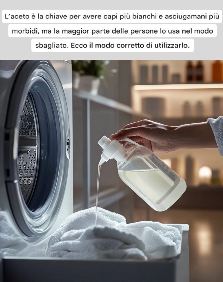 Aceto: la chiave per ottenere capi più bianchi e asciugamani più morbidi (ma la maggior parte delle persone lo usa nel modo sbagliato). Ecco la strada giusta.