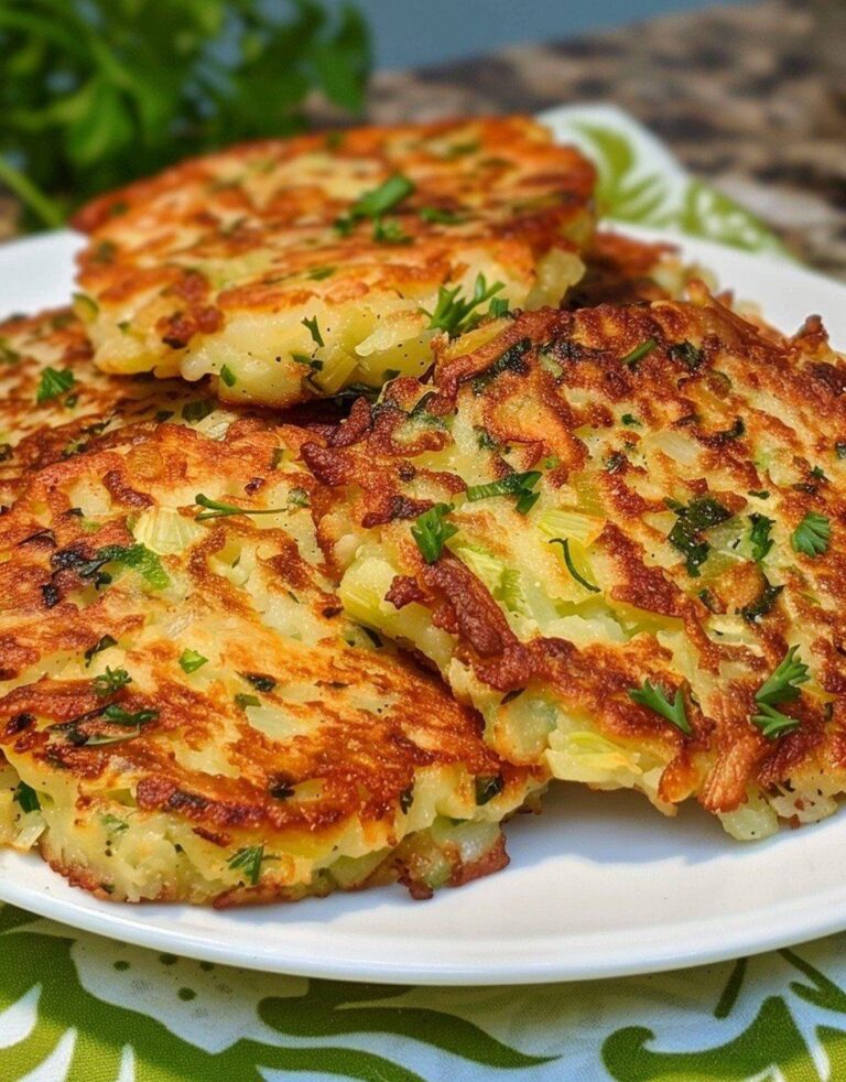 Frittelle di patate con cipolle