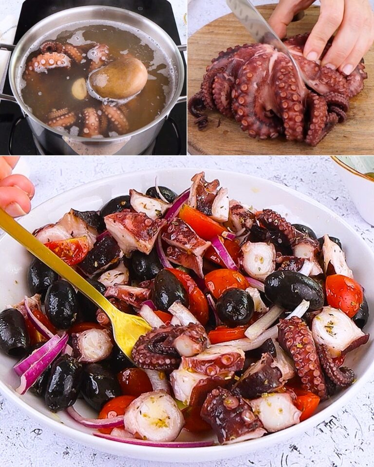 Insalata di polpo con capperi e olive: la ricetta dell’antipasto di mare sfizioso