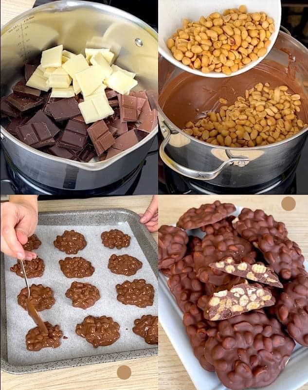 PIATTO DI CIOCCOLATO E ARACHIDI