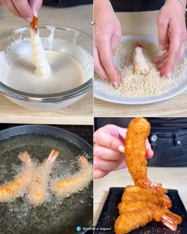 Gamberi fritti con panko: la ricetta perfetta per un antipasto sfizioso e croccante!