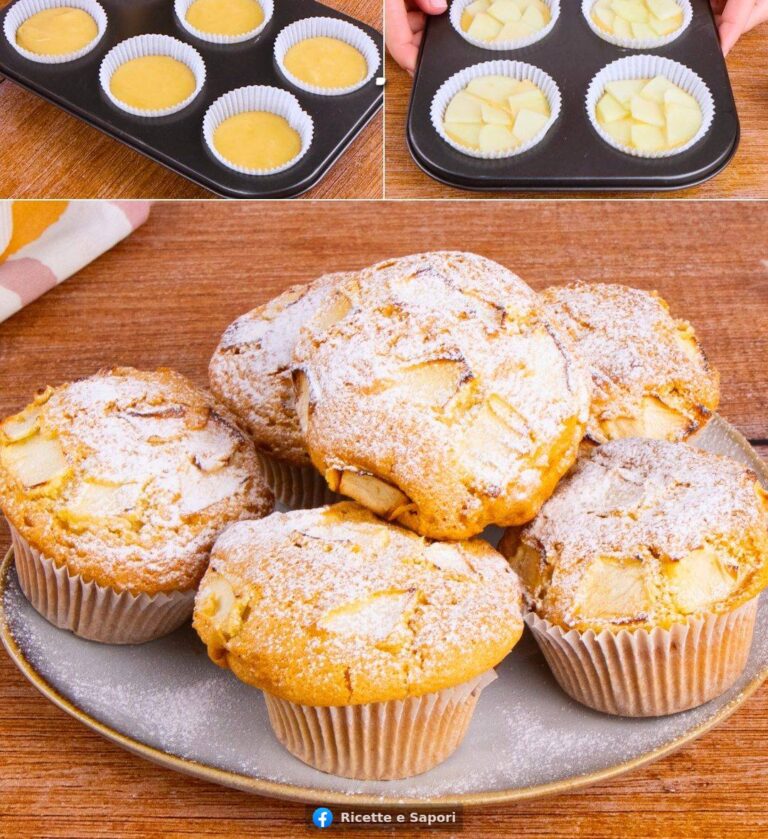 Muffin alle mele: la ricetta dei dolcetti morbidi e profumati