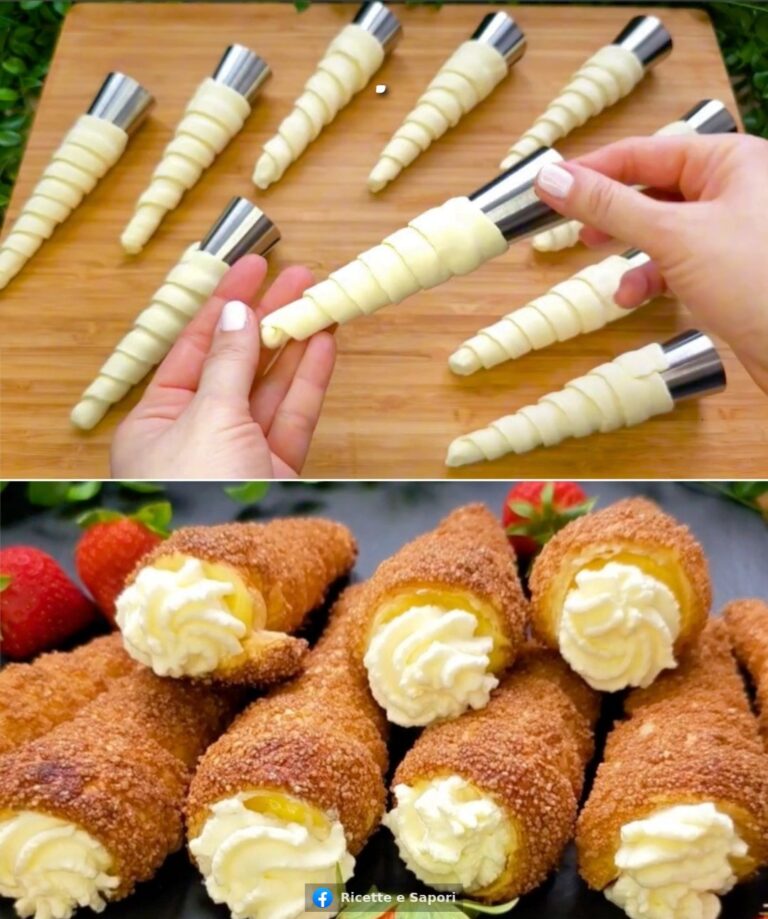 Coni di pasta sfoglia ripieni: la ricetta per realizzare un dolce goloso e originale