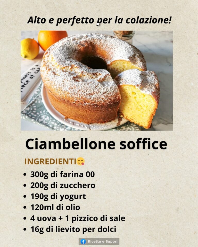 Ciambellone allo yogurt: la ricetta del dolce da credenza soffice e goloso