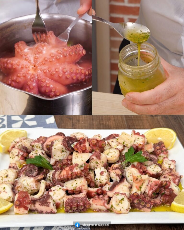 Insalata di polpo: la ricetta dell’antipasto di mare per eccellenza