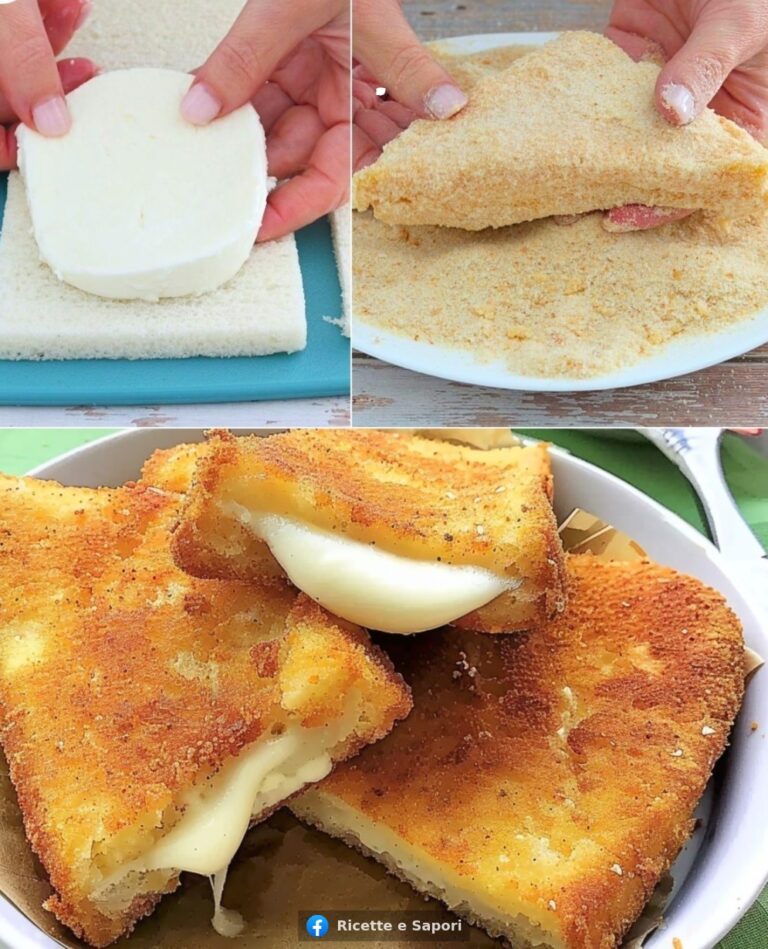 Mozzarella in carrozza al forno