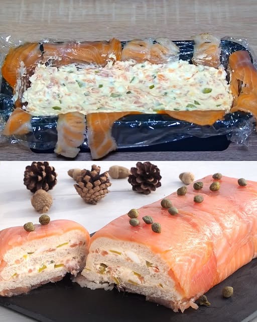 salmone e tramezzini