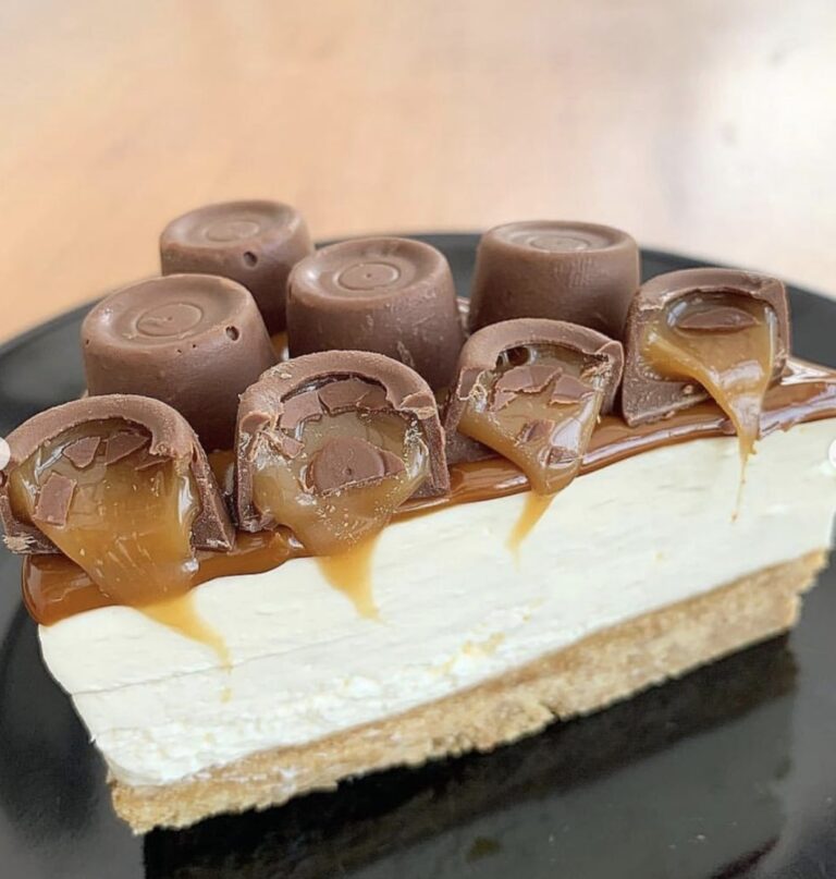 La cheesecake Rolo Caramel di cui parla tutto il mondo