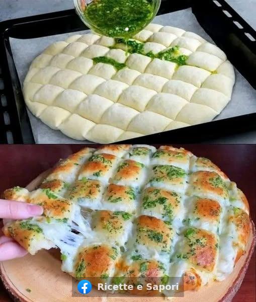 Ricetta Pane Aglio E Mozzarella