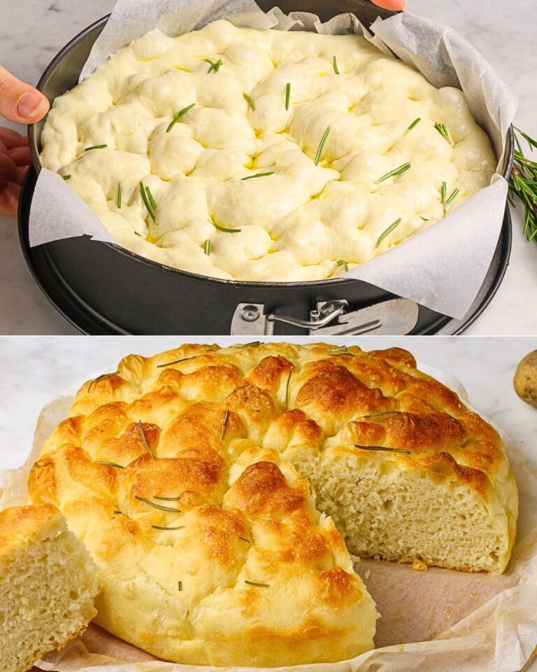 Focaccia di patate e rosmarino