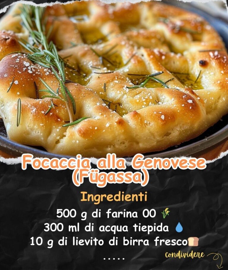 Focaccia alla Genovese, o Fügassa