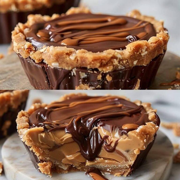 irresistibili mini crostatine al cioccolato e burro di arachidi