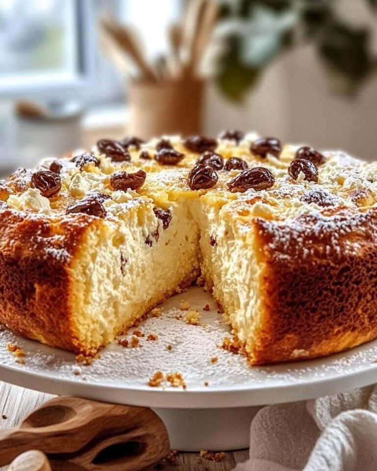 Torta di Ricotta e Uvetta