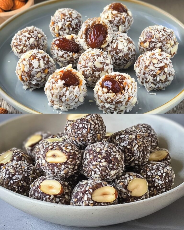 Palline energetiche speziate con noci e datteri