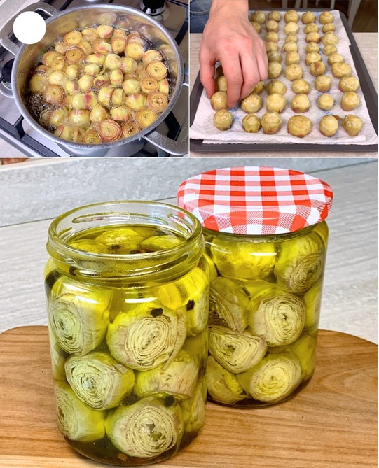 Carciofini sott’olio: la ricetta della conserva semplice e sfiziosa