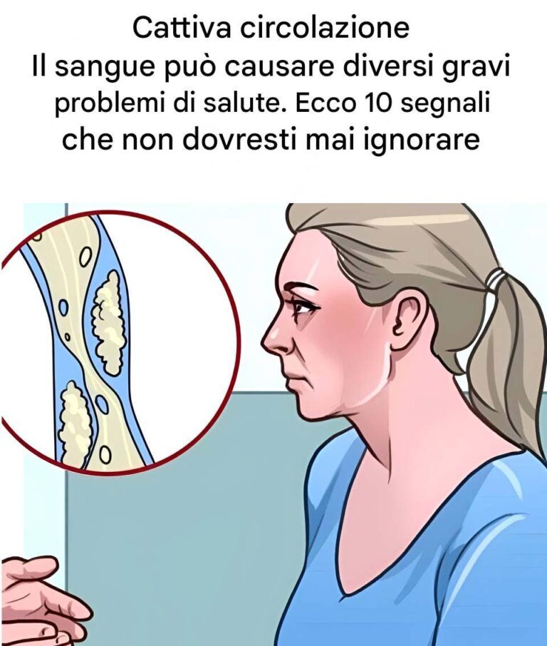 10 segnali essenziali di cattiva circolazione sanguigna