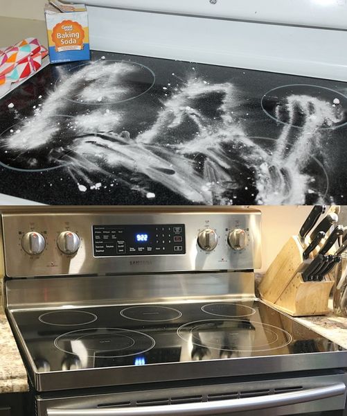 Pulisci senza sforzo il tuo piano cottura in vetro in pochi minuti con solo 2 ingredienti