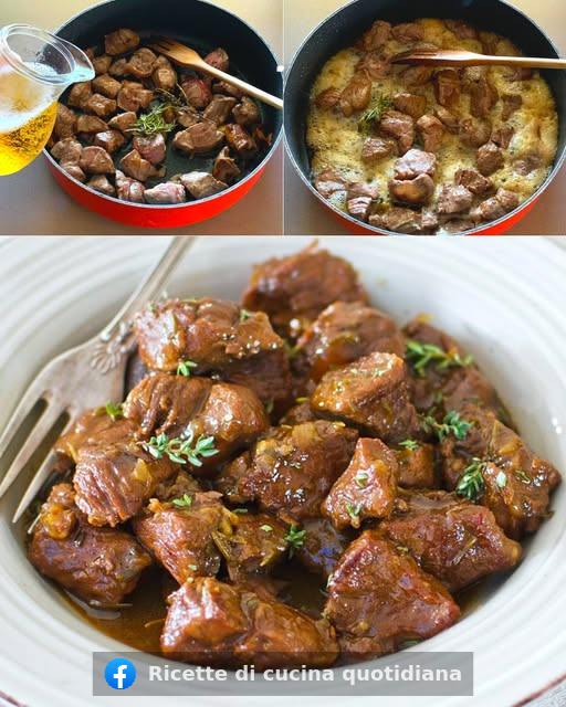 Per averlo morbido e tenero fatelo cuocere in questo modo e si scioglierà in bocca. La ricetta dello spezzatino: