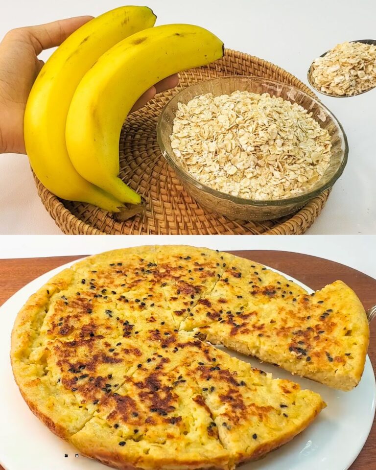 Pancake alla banana e farina d’avena