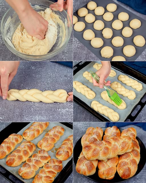 trecce brioche