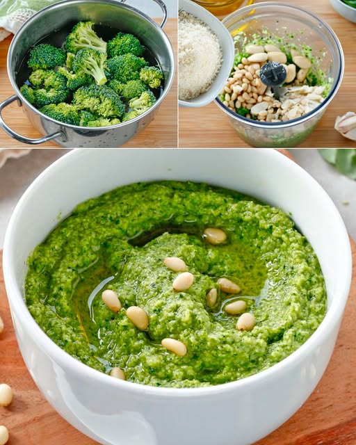 Pesto Invernale ai Broccoli e Mandorle