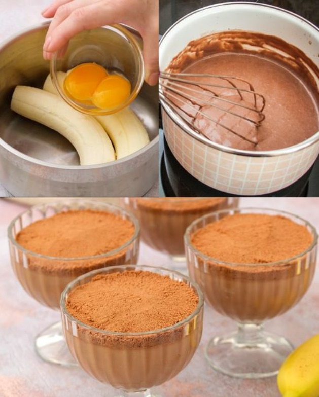 Mousse al cioccolato e banane: la deliziosa e cremosa ricetta della mousse al cioccolato e banane