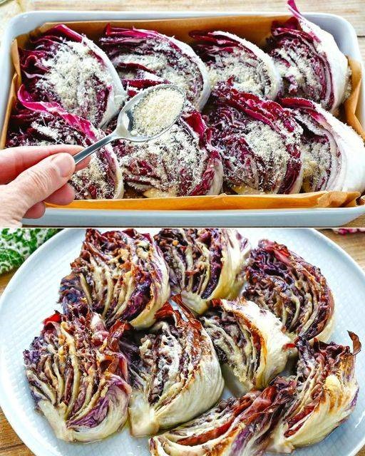Radicchio al forno: un contorno saporito in pochi minuti