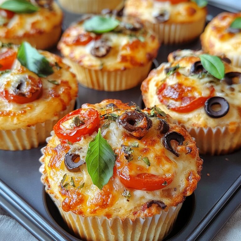 Muffin Salati Stile Pizza, Gustosi e Leggeri