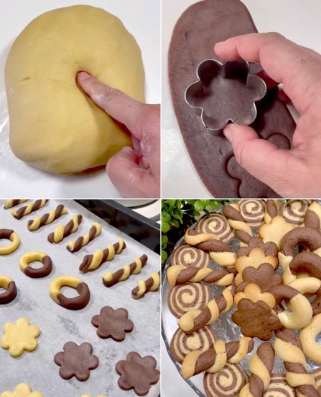 Biscotti bicolore senza burro: la ricetta dei biscotti fragranti e buonissimi