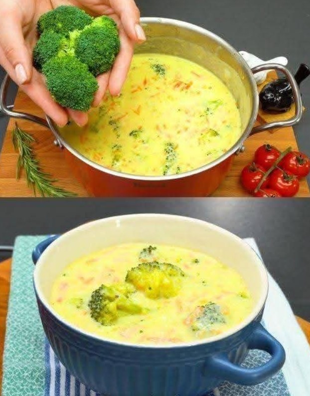 zuppa di broccoli americana