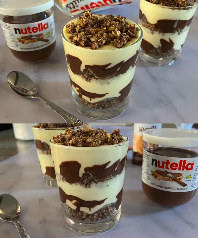 Tiramisù alla Nutella e mascarpone pronto in 5 minuti!