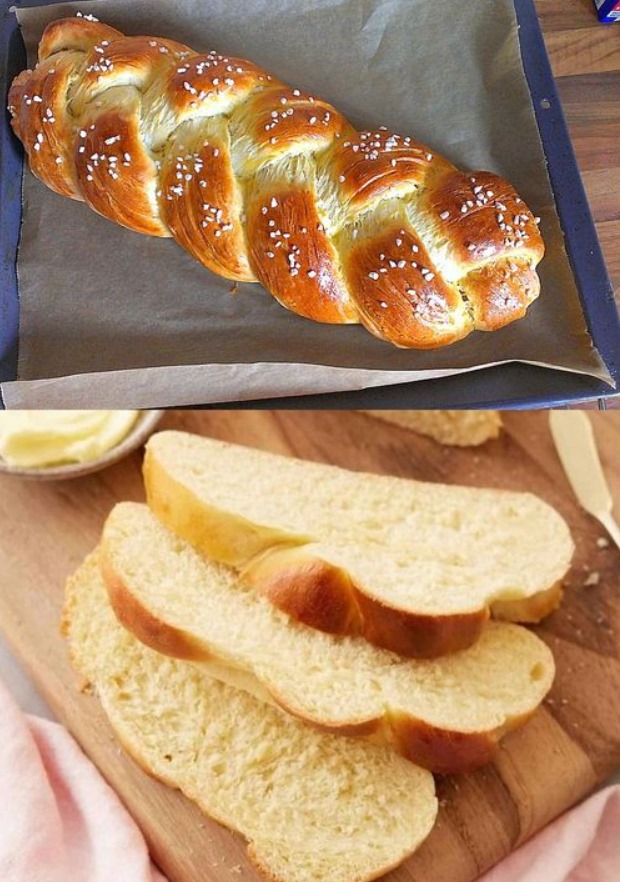 La brillante treccia di lievito di Frieda