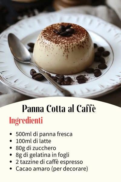 Panna Cotta al Caffè