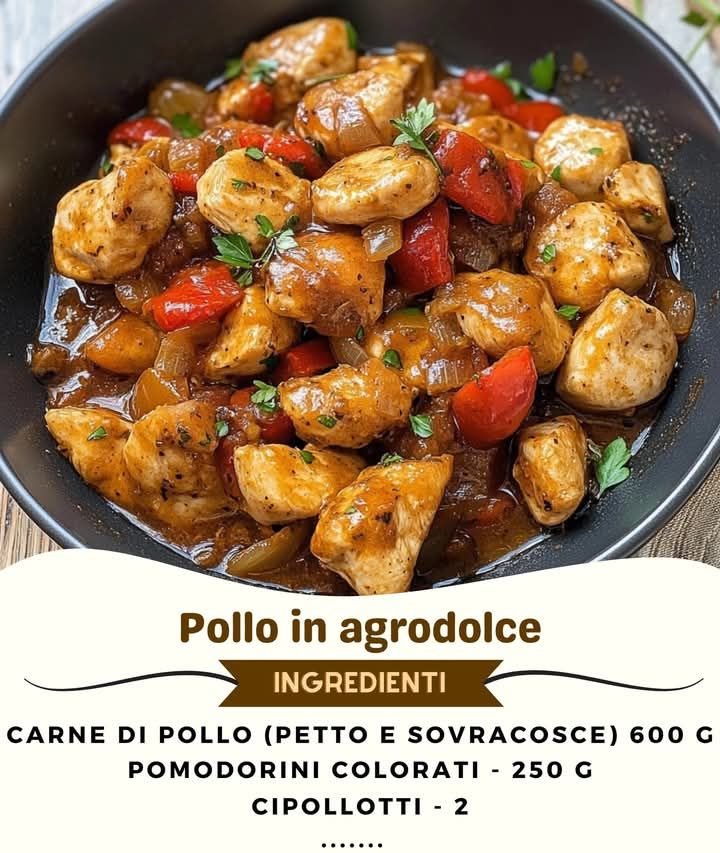 Pollo in Agrodolce