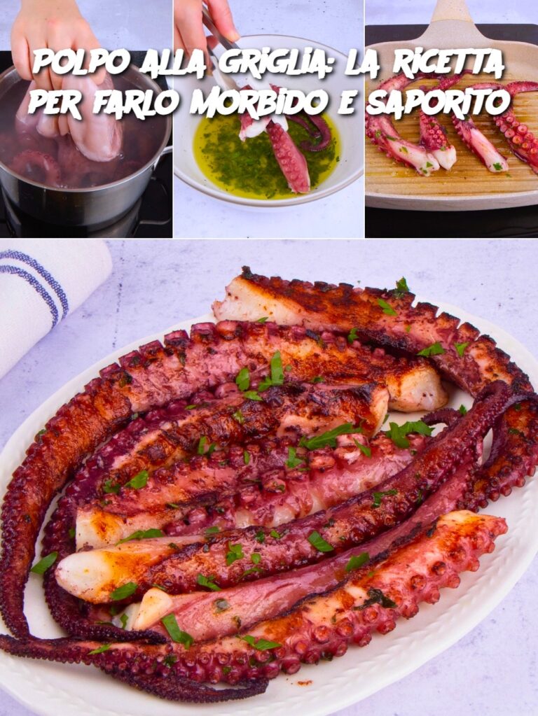 Polpo alla griglia: la ricetta per farlo morbido e saporito